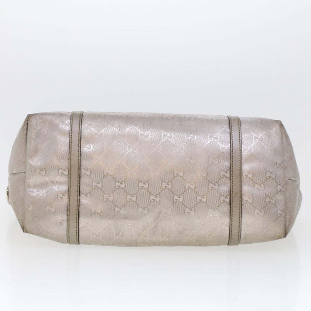 GUCCI GG Canvas Shoulder Bag Silver 197953  uy130