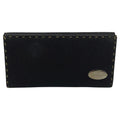FENDI Dark Brown Selleria Leather Continental Wallet