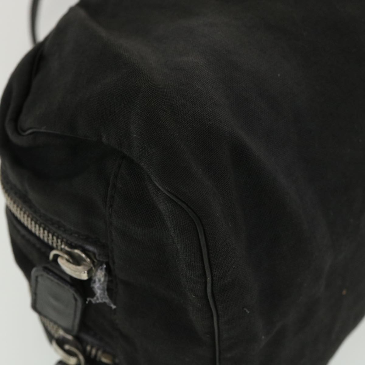 FENDI Hand Bag Canvas Black  yb063
