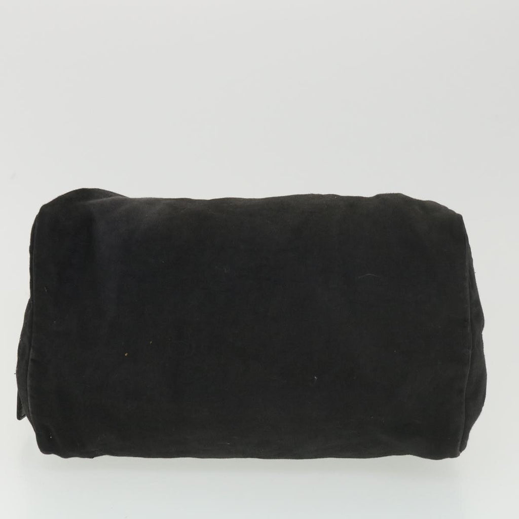 FENDI Hand Bag Canvas Black  yb063