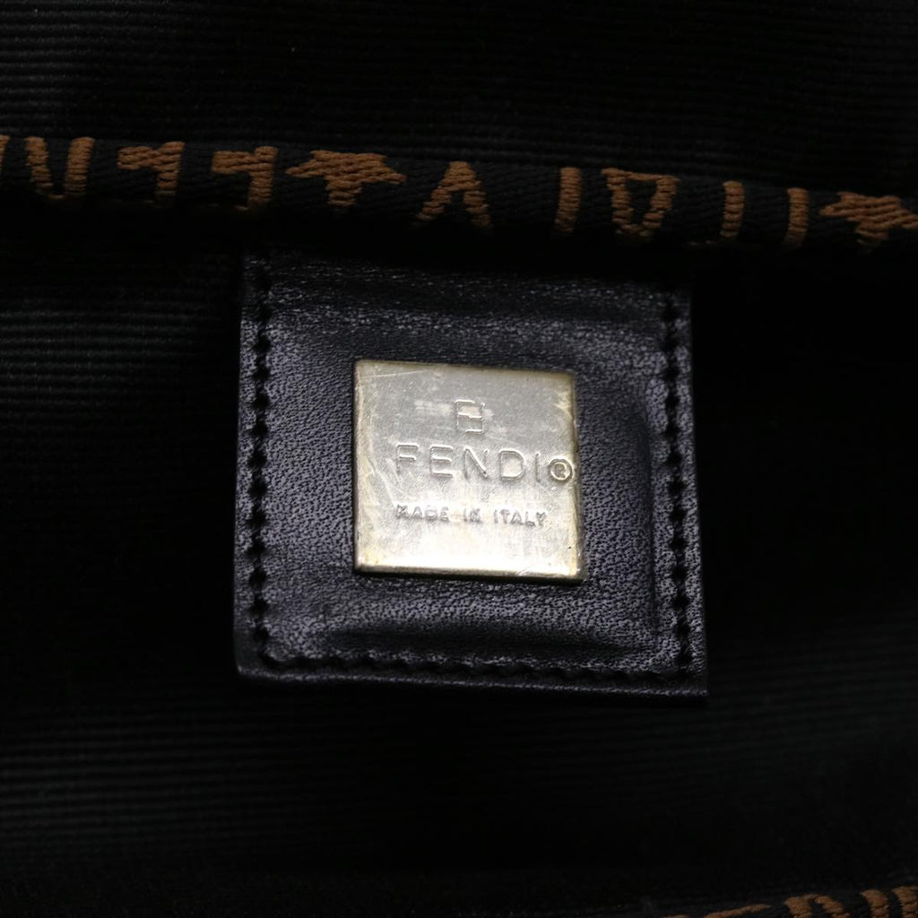 FENDI Hand Bag Nylon Black  yb205