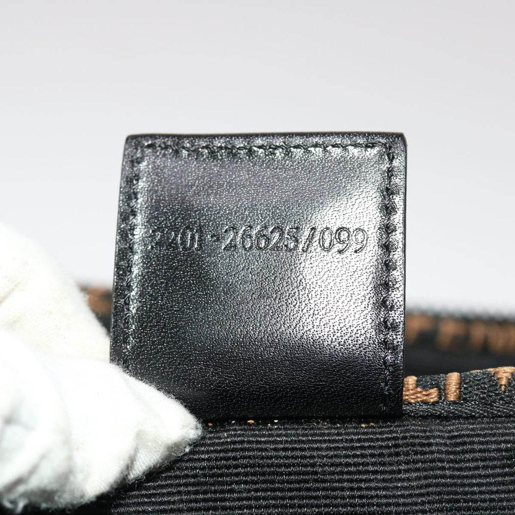 FENDI Hand Bag Nylon Black  yb205
