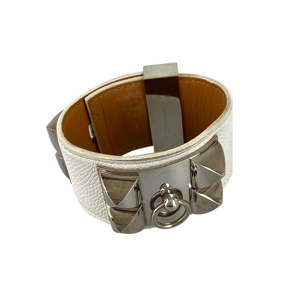 HERMES Collier de Cyan □M Made in 2009 Bangle
