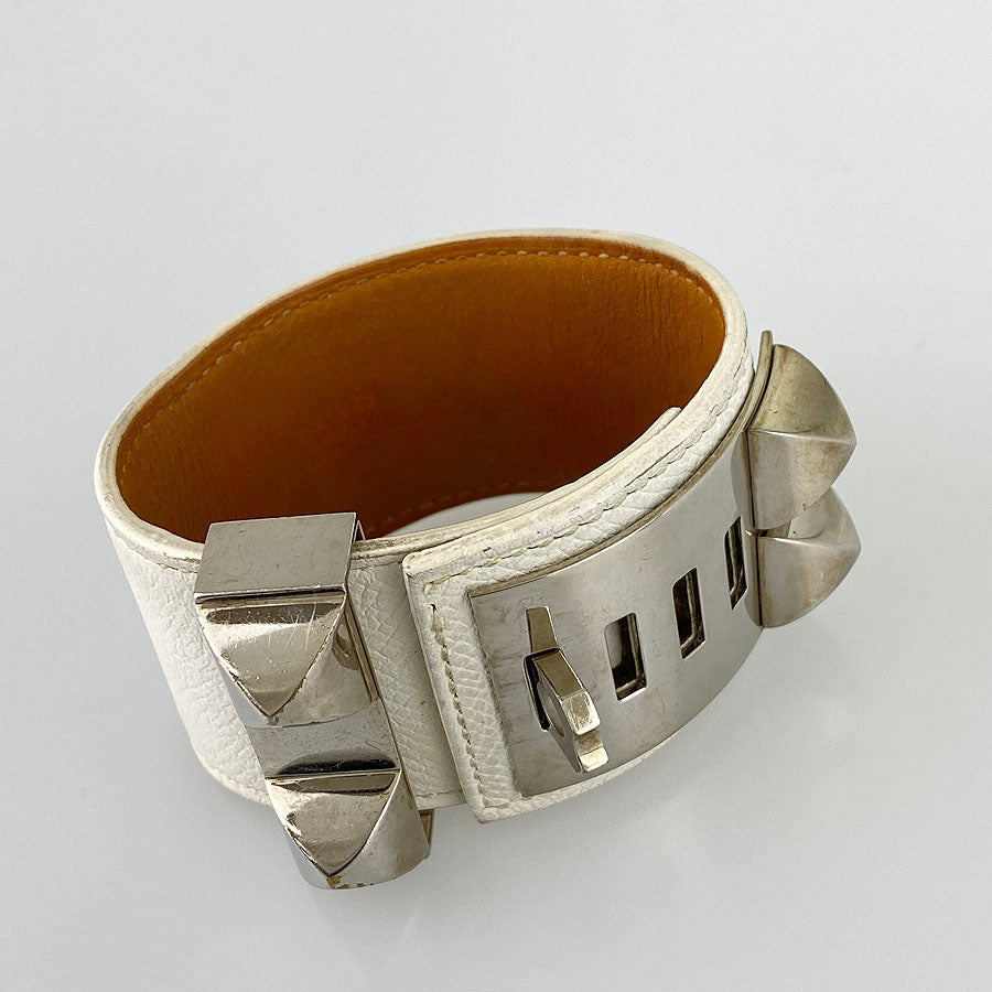 HERMES Collier de Cyan □M Made in 2009 Bangle