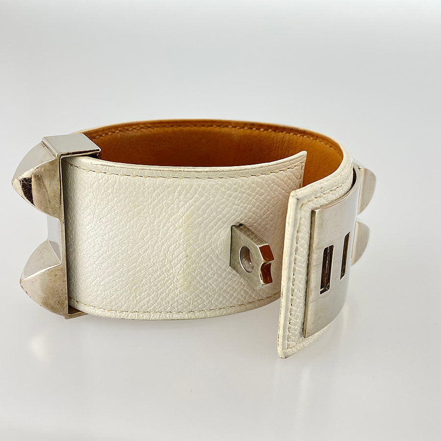 HERMES Collier de Cyan □M Made in 2009 Bangle