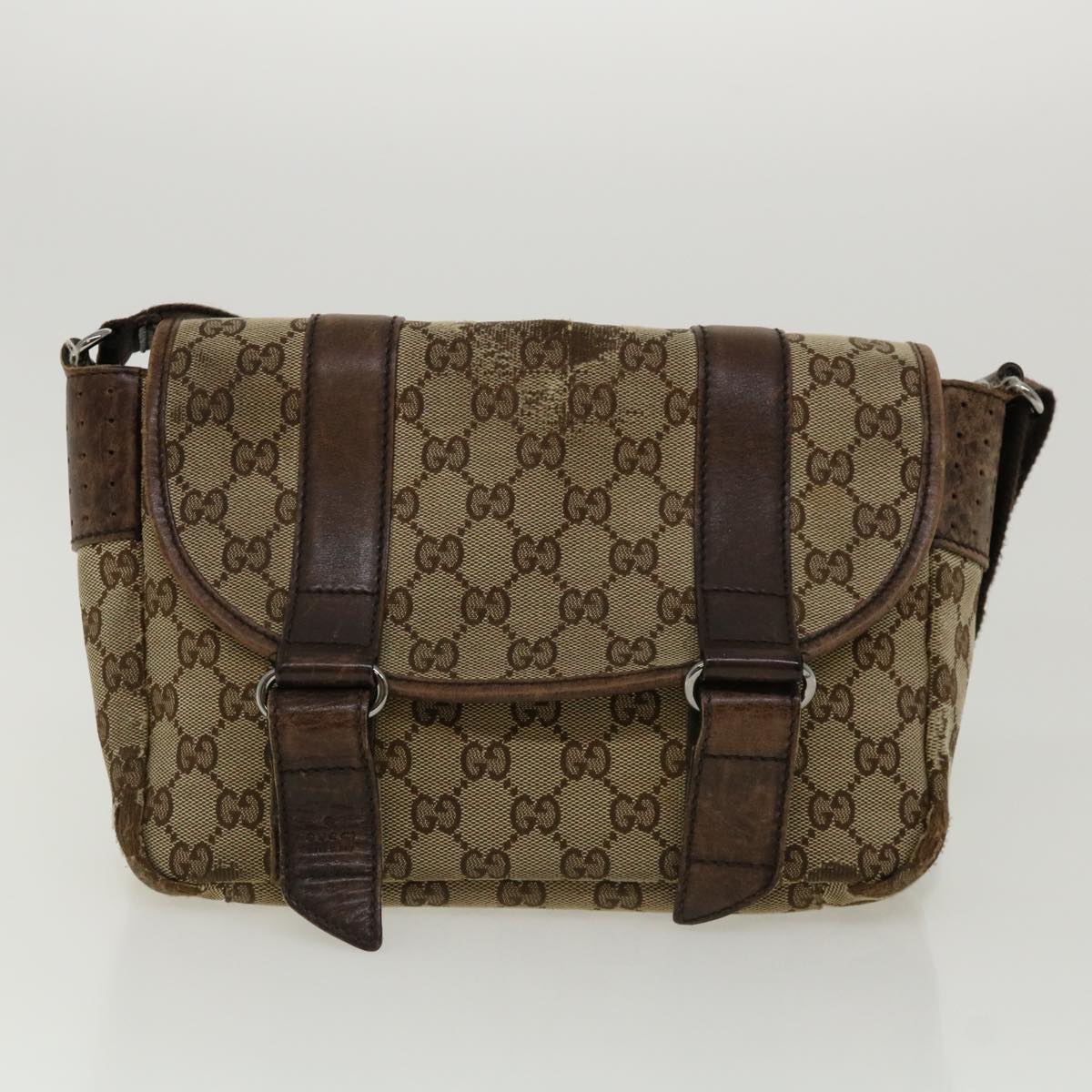 GUCCI GG Canvas Sherry Line Shoulder Bag 2Set Pink Beige  yk5006