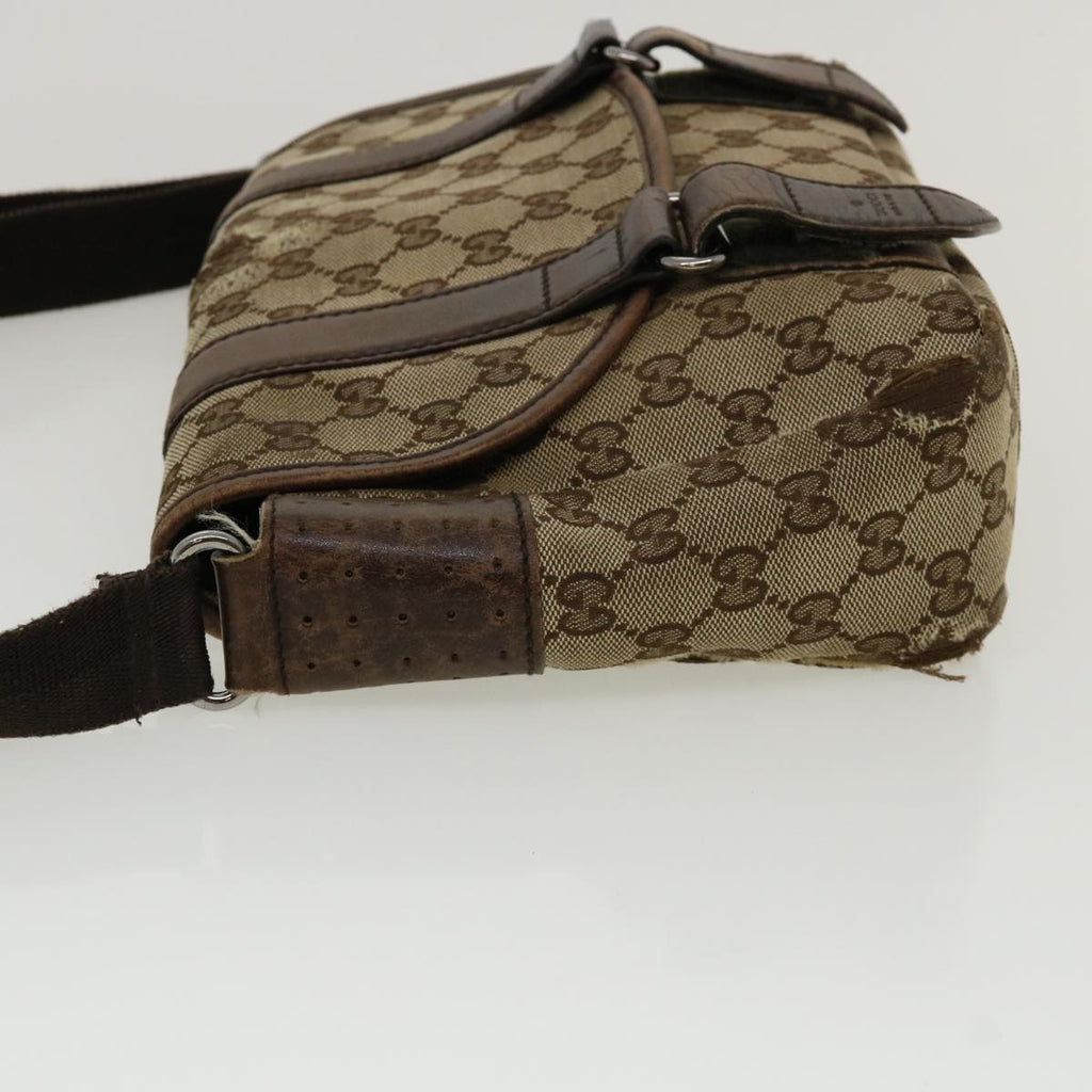 GUCCI GG Canvas Sherry Line Shoulder Bag 2Set Pink Beige  yk5006