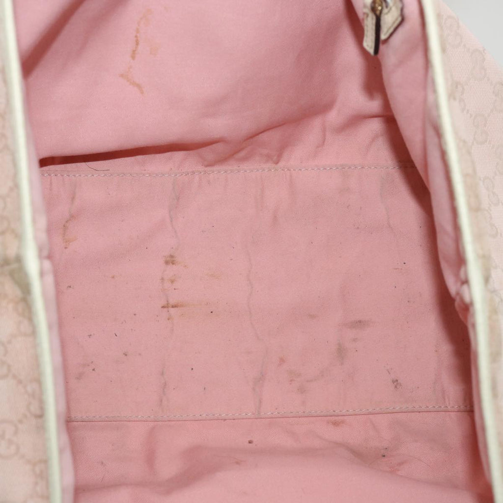 GUCCI GG Canvas Sherry Line Shoulder Bag 2Set Pink Beige  yk5006