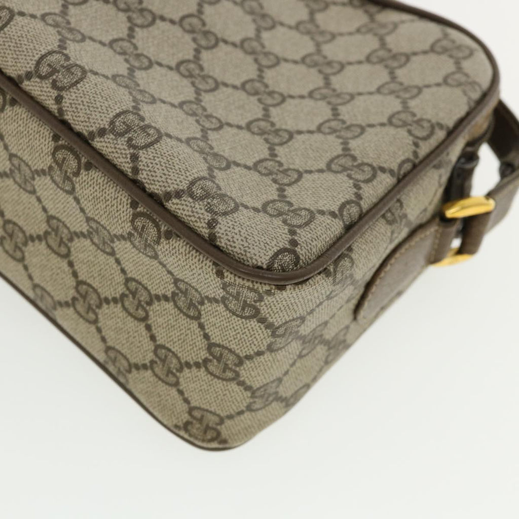 GUCCI GG Canvas Web Sherry Line Shoulder Bag Beige Red Green  yk5378