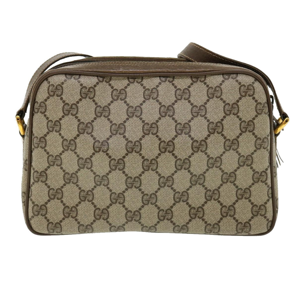 GUCCI GG Canvas Web Sherry Line Shoulder Bag Beige Red Green  yk5378