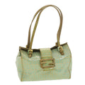 FENDI Zucchino Canvas Hand Bag Blue  yk6199B