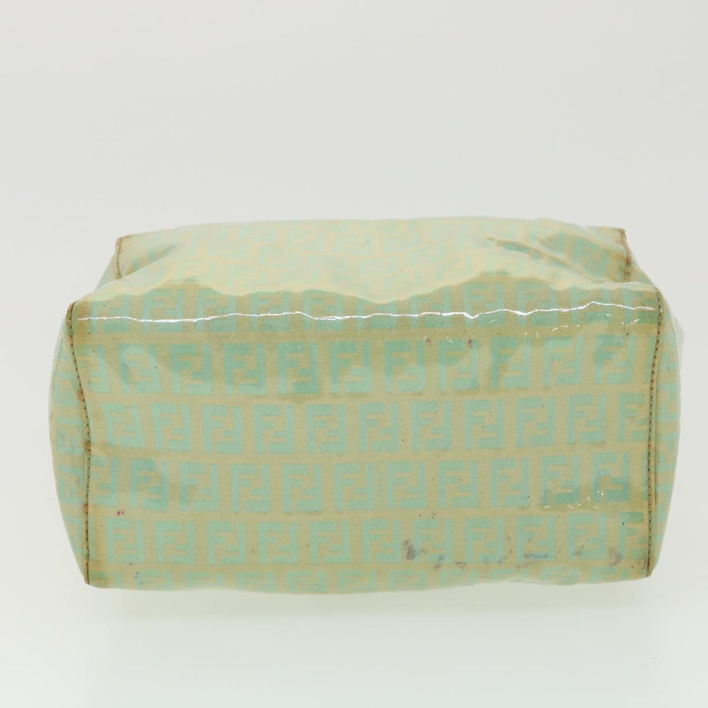 FENDI Zucchino Canvas Hand Bag Blue  yk6199B