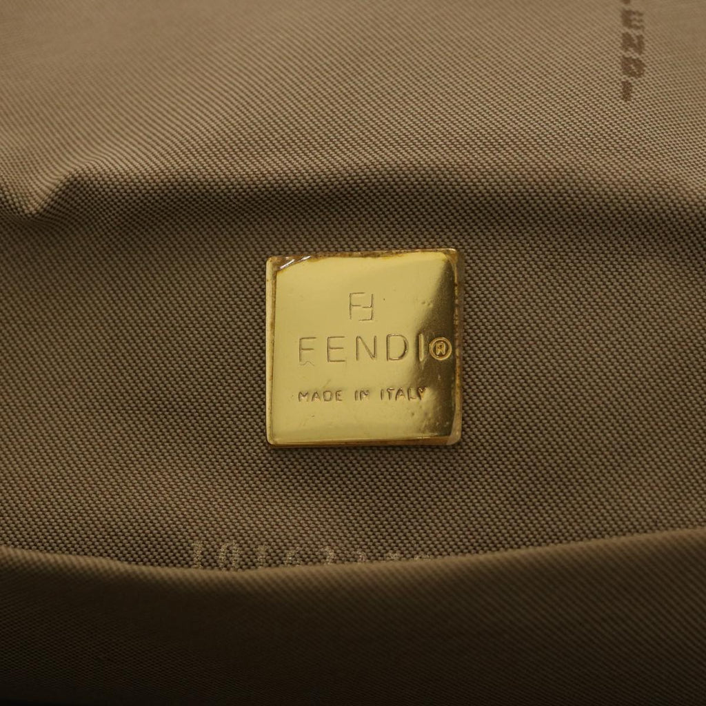FENDI Zucchino Canvas Hand Bag Blue  yk6199B