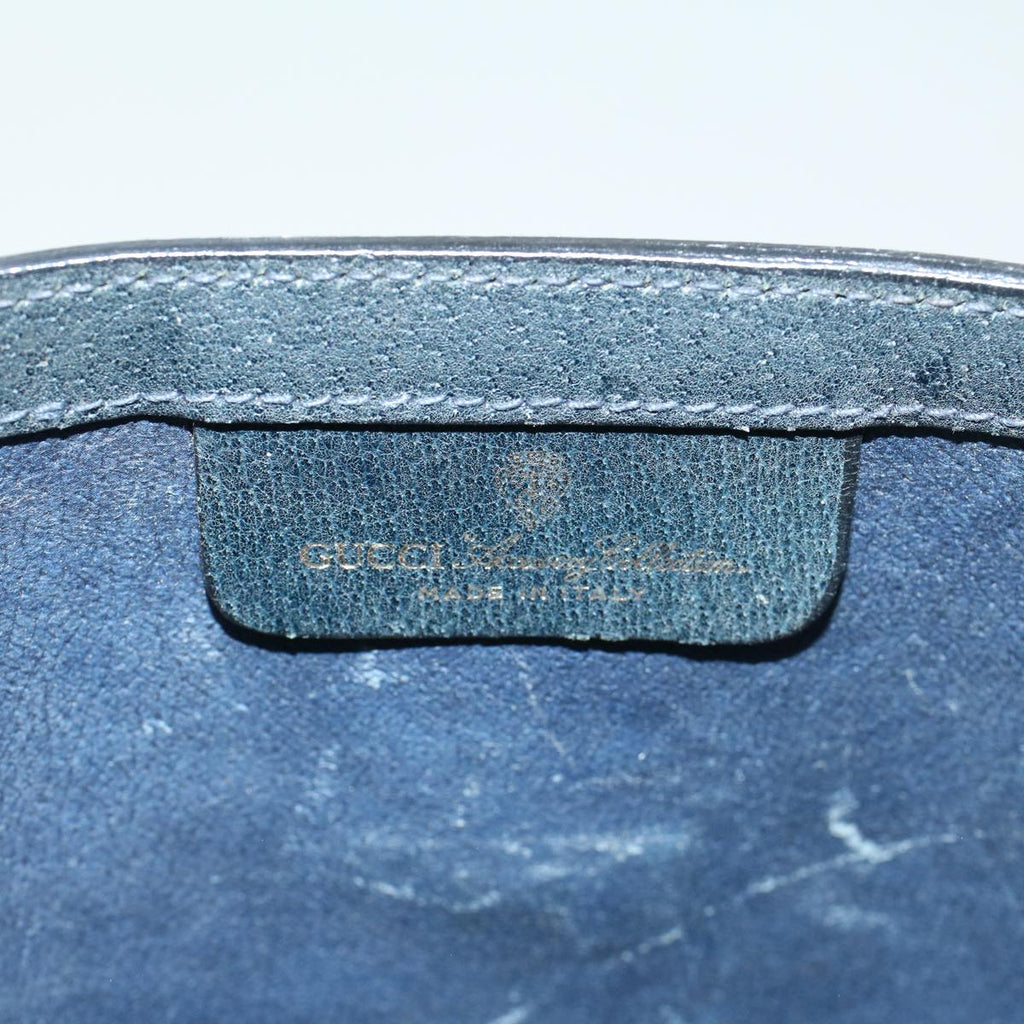 GUCCI GG Canvas Sherry Line Clutch Bag PVC Leather Gray Red Navy  yk7169