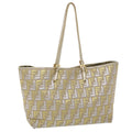 FENDI Zucca Canvas Tote Bag Gold Tone  yk7698B