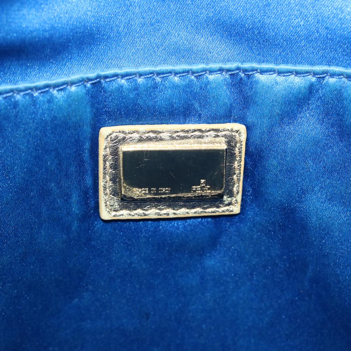 FENDI Zucca Canvas Tote Bag Gold Tone  yk7698B