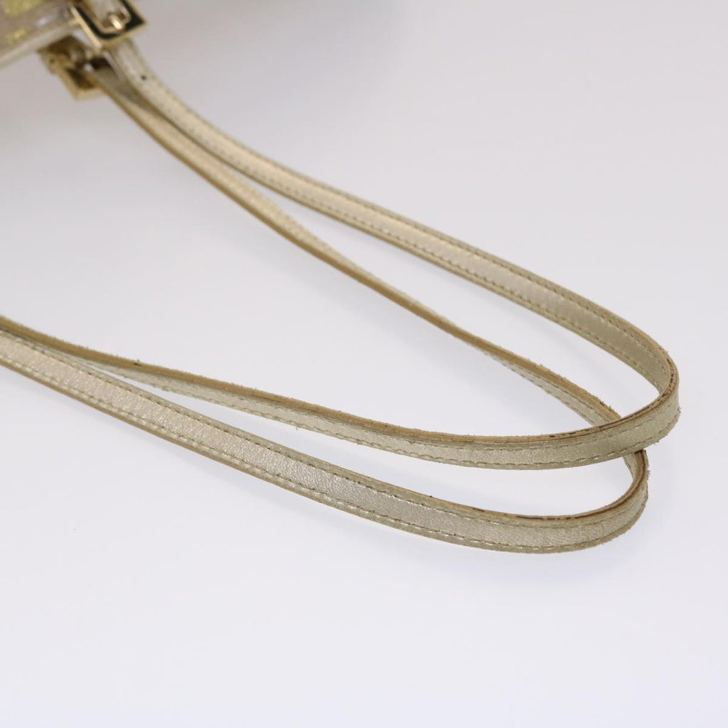 FENDI Zucca Canvas Tote Bag Gold Tone  yk7698B