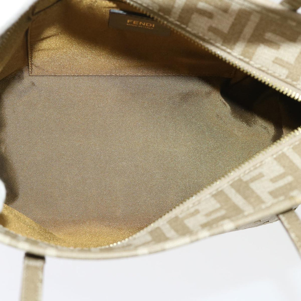 FENDI Zucca Canvas Star Tote Bag Gold Tone  yk7700B
