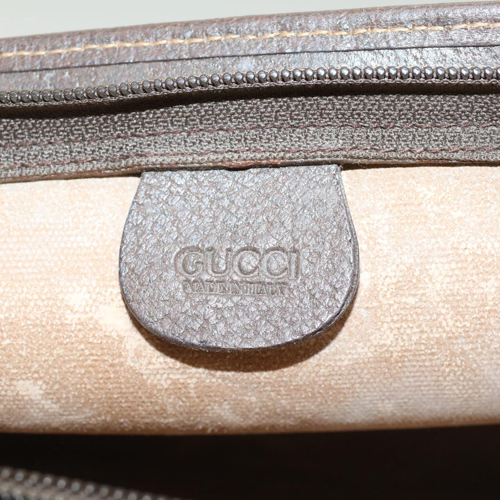 GUCCI GG Canvas Clutch Bag PVC Leather Beige 014.122.6063.4021  yk7734