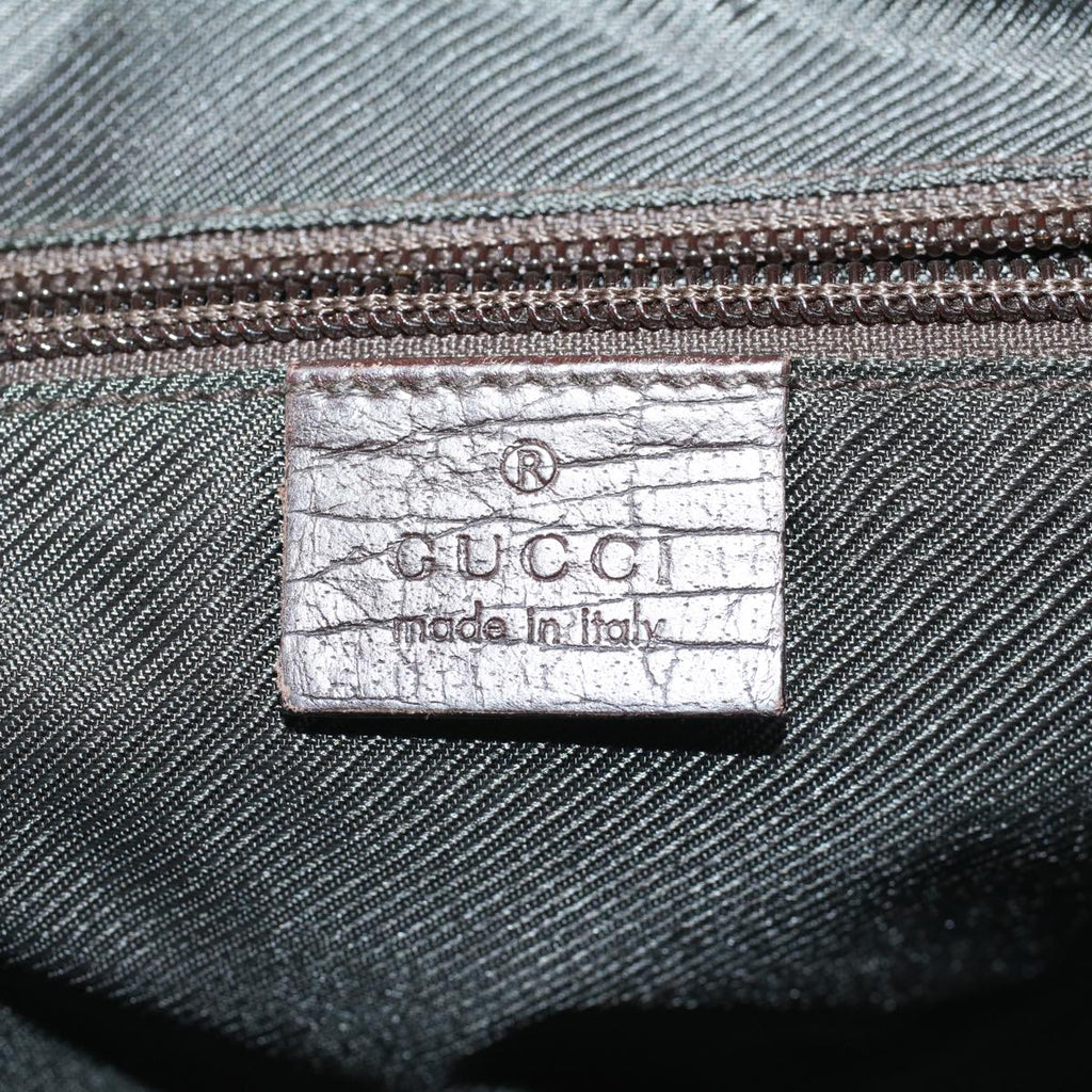 GUCCI GG Canvas Clutch Bag PVC Leather Beige 73956  yk7760