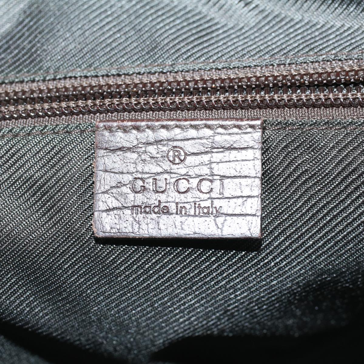 GUCCI GG Canvas Clutch Bag PVC Leather Beige 73956  yk7760