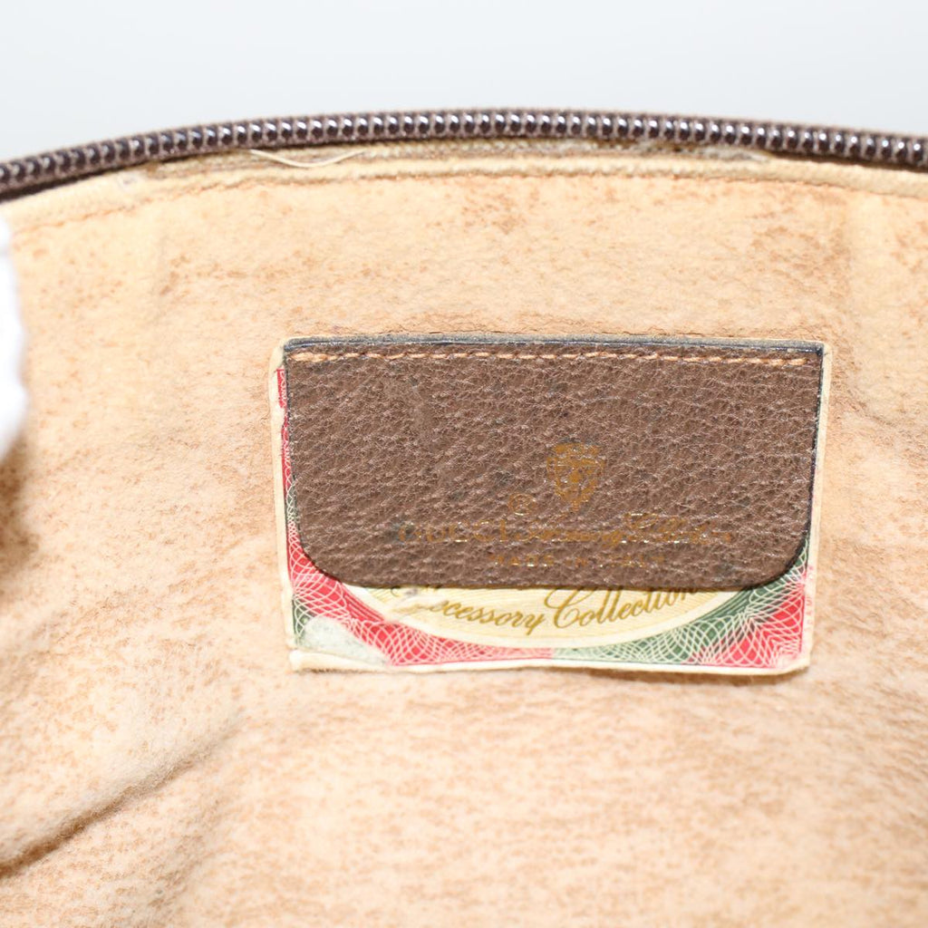 GUCCI GG Canvas Web Sherry Line Shoulder Bag Beige Red 904.02.026  yk7967