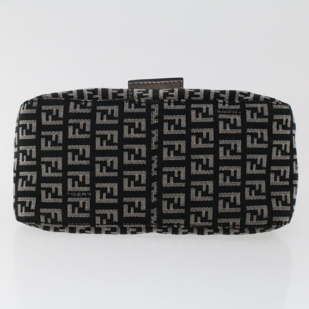 FENDI Zucchino Canvas Mini mamma bucket Hand Bag Black  yk8027