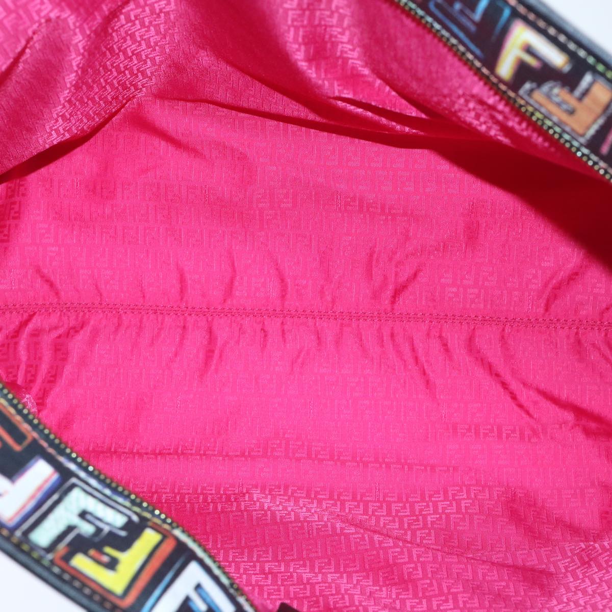 FENDI Zucca Canvas Tote Bag Multicolor 8BH185  yk8065