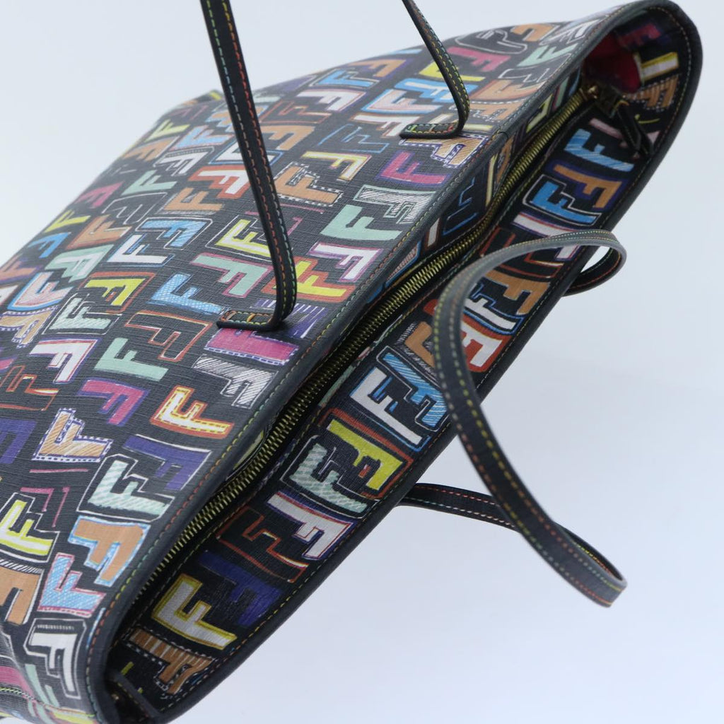FENDI Zucca Canvas Tote Bag Multicolor 8BH185  yk8065