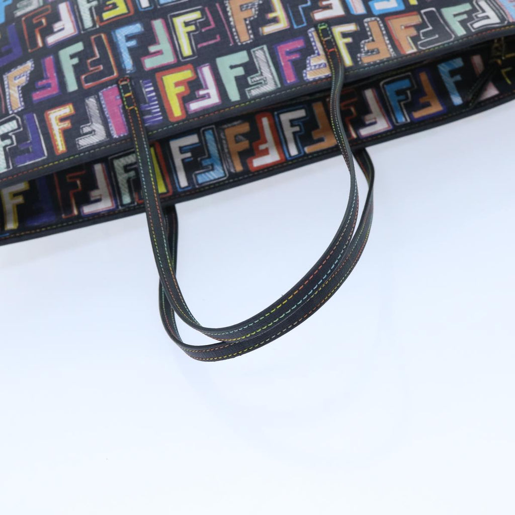 FENDI Zucca Canvas Tote Bag Multicolor 8BH185  yk8065