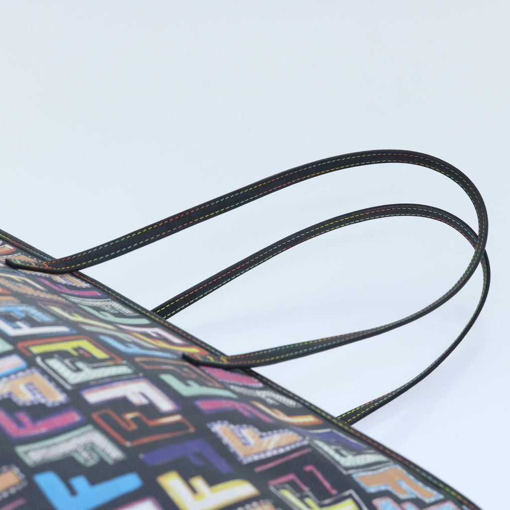 FENDI Zucca Canvas Tote Bag Multicolor 8BH185  yk8065