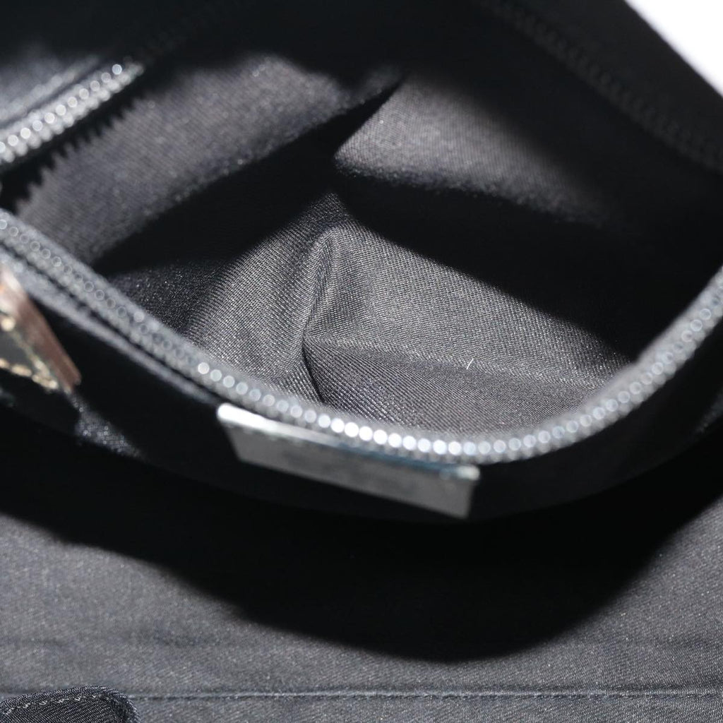GUCCI GG Canvas Sherry Line Tote Bag Silver Blue gray 131223  yt974